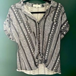 Eden & Olivia Chevron Top